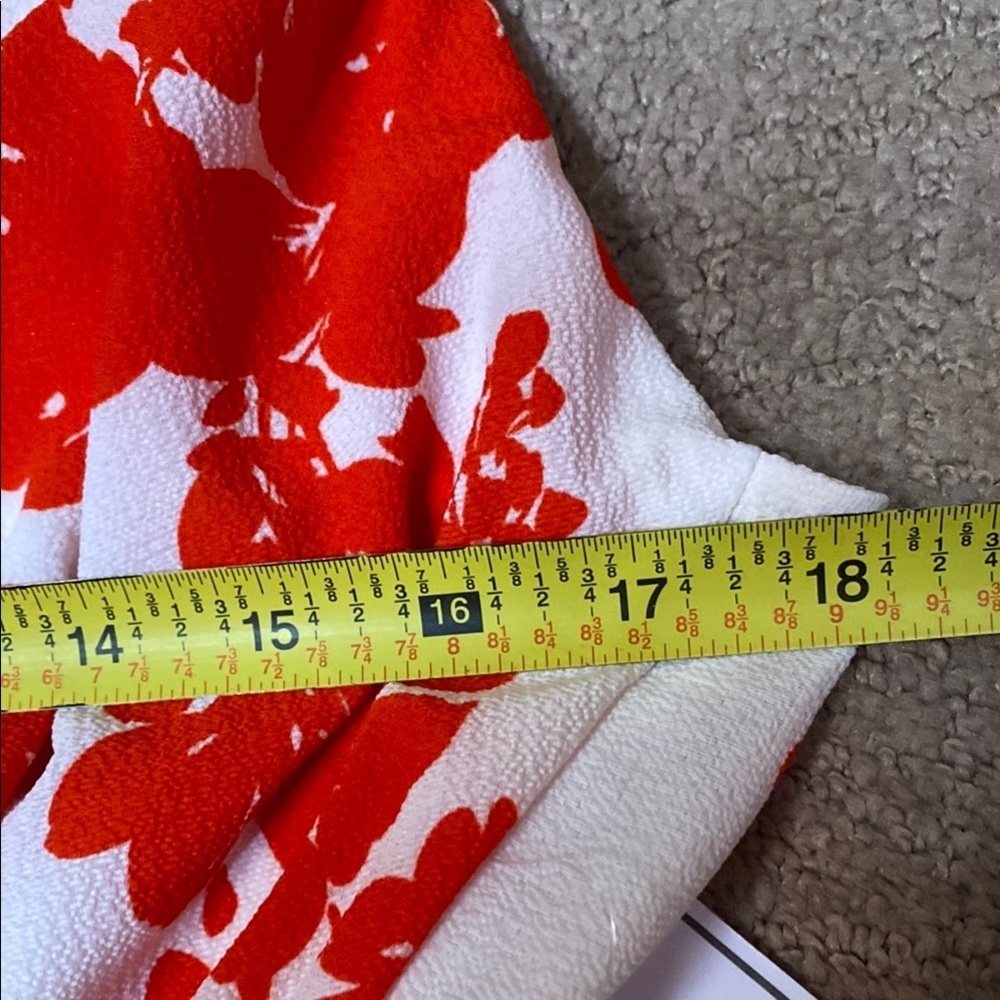 Premier Amour Red/White Sleeveless Size 12 Maxi Dress Summer Fall - Picture 12 of 14
